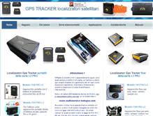 Tablet Screenshot of gps-tracker.it