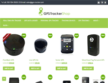 Tablet Screenshot of gps-tracker.com